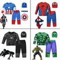 Hero Hulk Captain America Cosplay Costume Boy Kids Clothes S