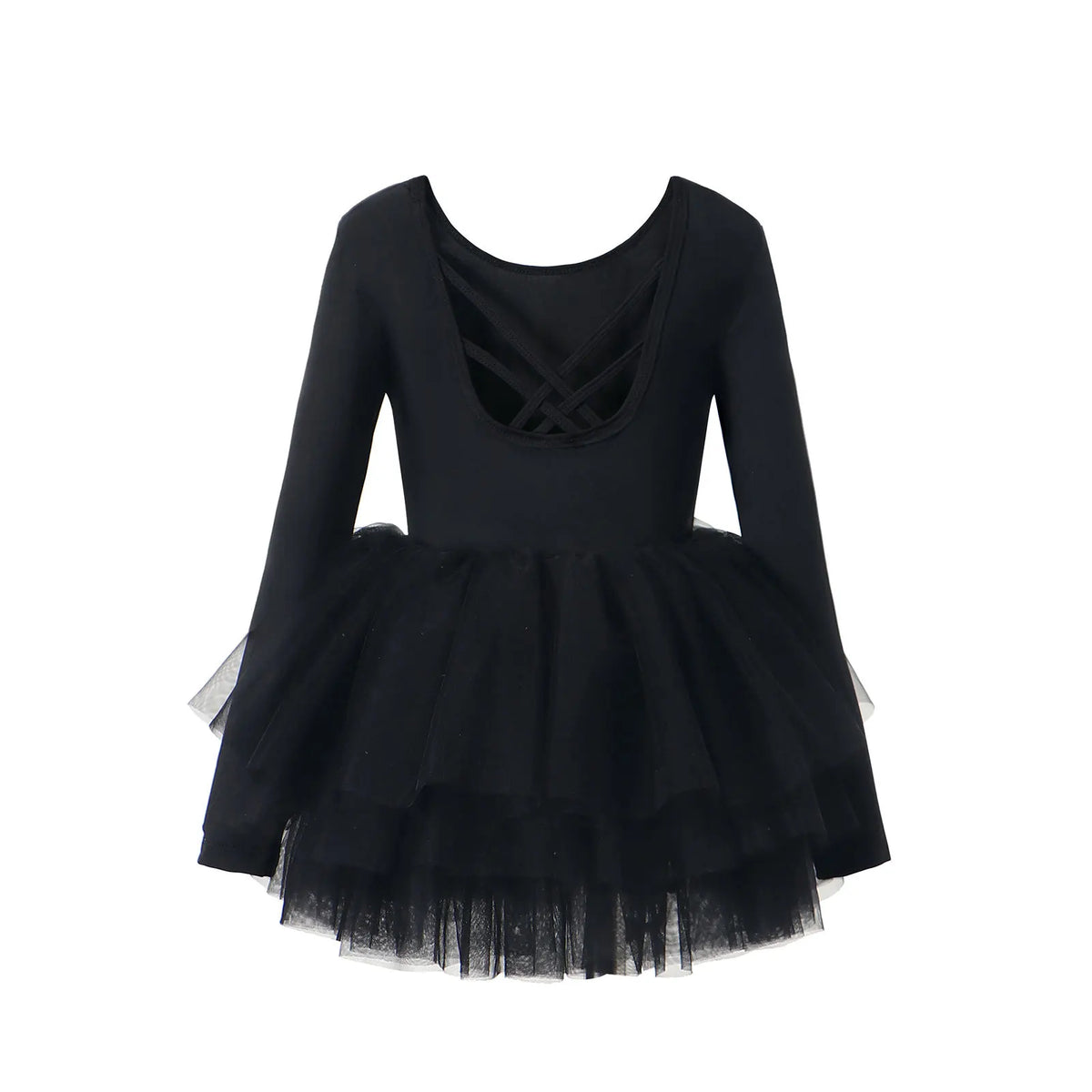 Baby Girl Princess Tutu Dress Long Sleeves Infant Toddler Pu