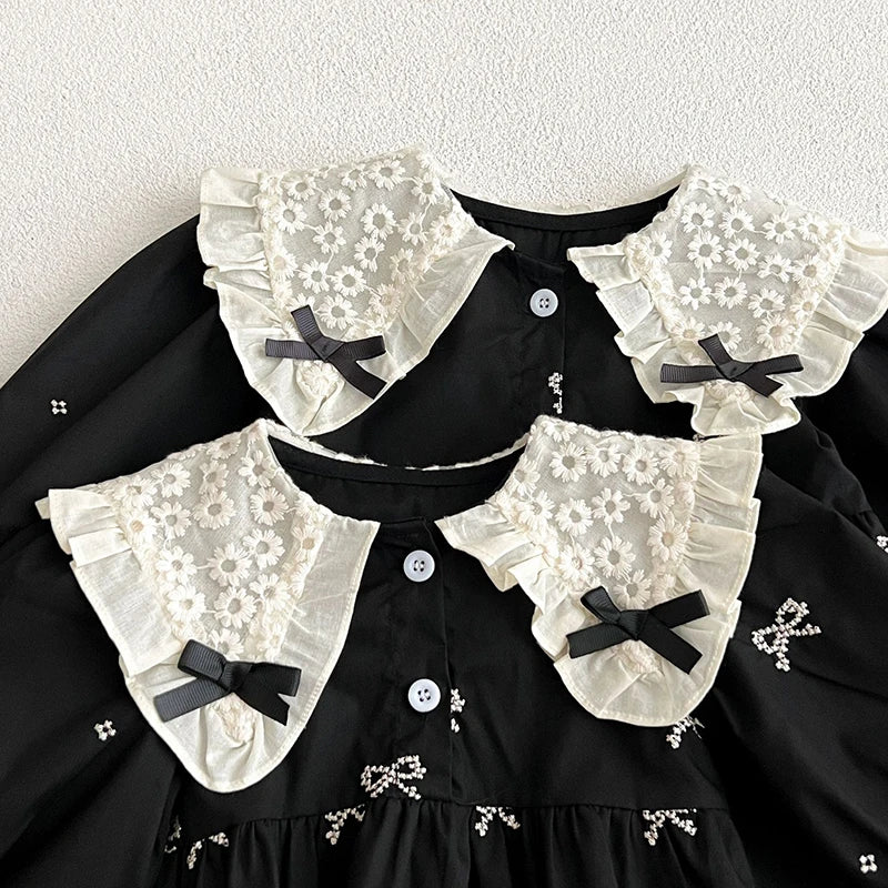 Sisters Embroidered Romper Dress | Baby & Kids