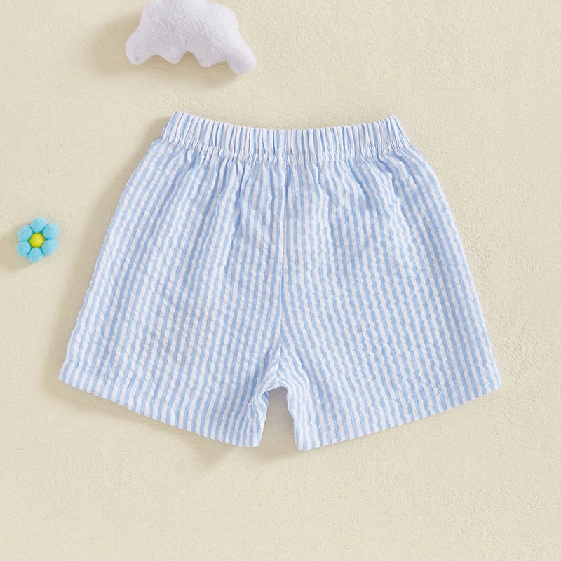 1-5Y Toddler Boys Football Shorts Seersucker Swim Trunks Gol