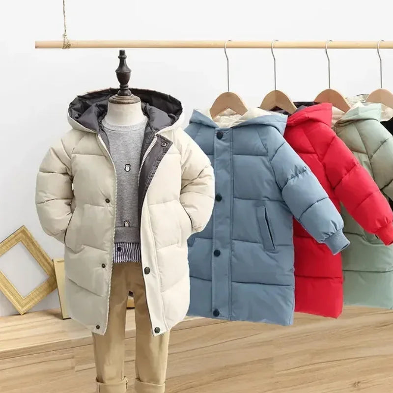 Long Padded Parka Coat | Girls & Boys Winter