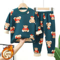 Cosy Velvet Pyjama Set for Kids | Green or Pink