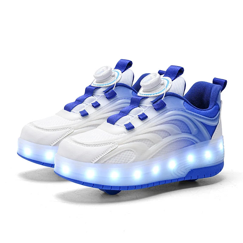 LED Light-Up Roller Skate Shoes