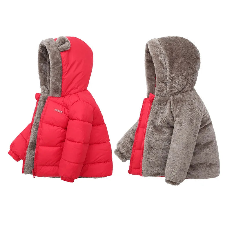 Kids Padded Hooded Coat | Cosy Winter Warmth