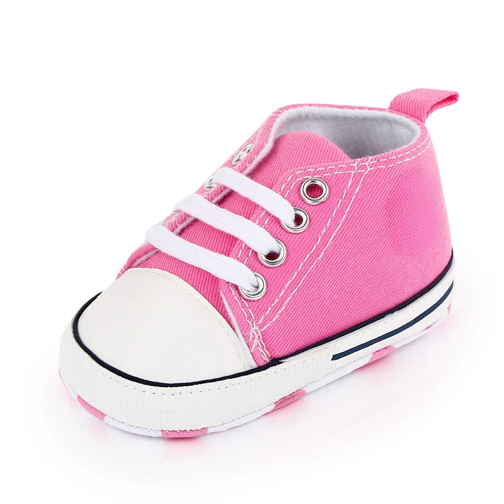 Baby Canvas Classic Sneakers Newborn Print Star Sports Baby