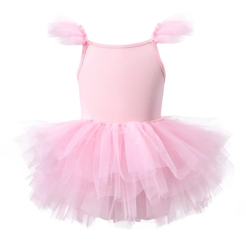 Baby Girl Princess Tutu Dress Long Sleeves Infant Toddler Pu