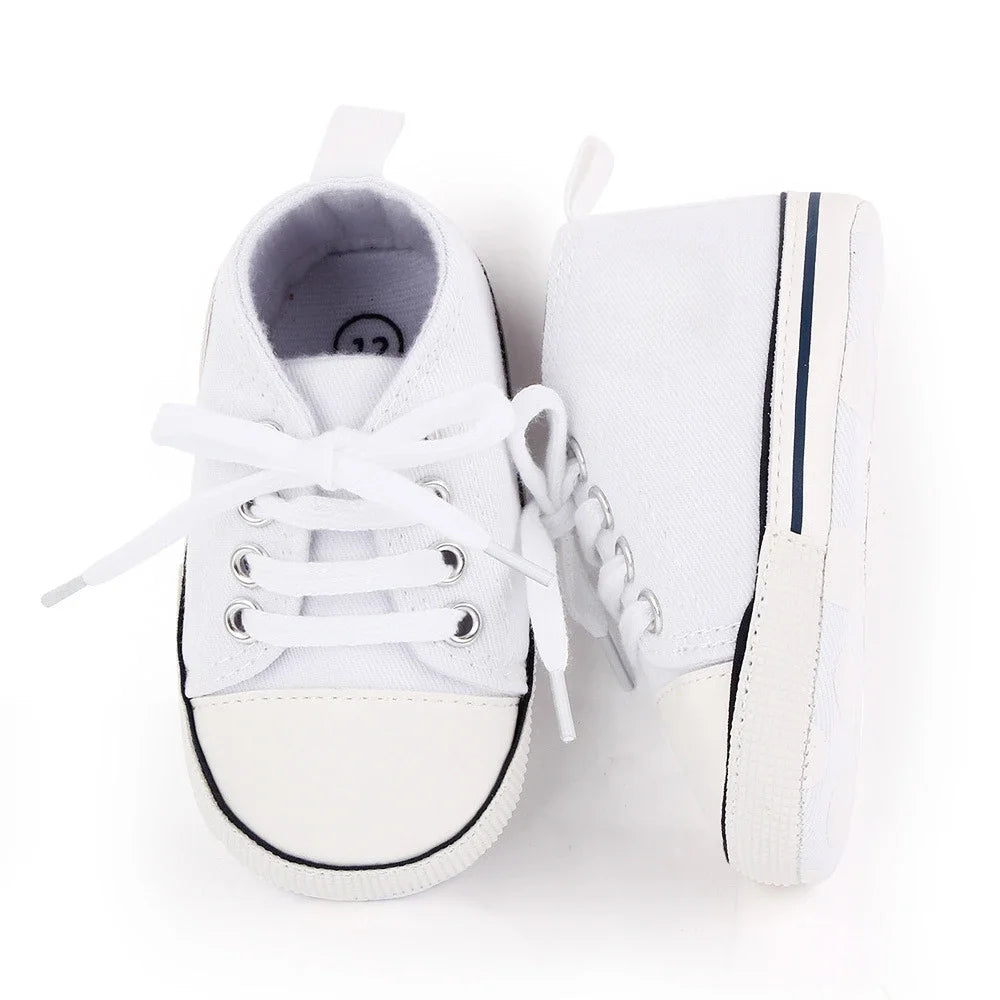 Baby Canvas Classic Sneakers Newborn Print Star Sports Baby