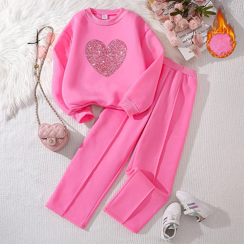2026 Autumn Winter Kids Tracksuit Children Girls Clothes Swe