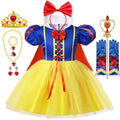 Snow White Princess Dress Up Kids Girls Halloween Costume Wi