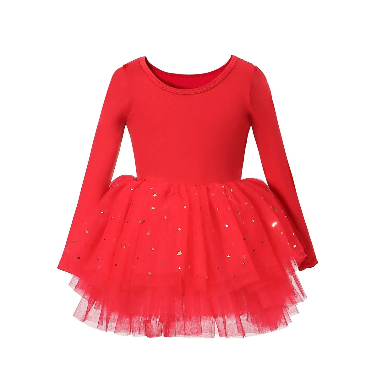 Baby Girl Princess Tutu Dress Long Sleeves Infant Toddler Pu
