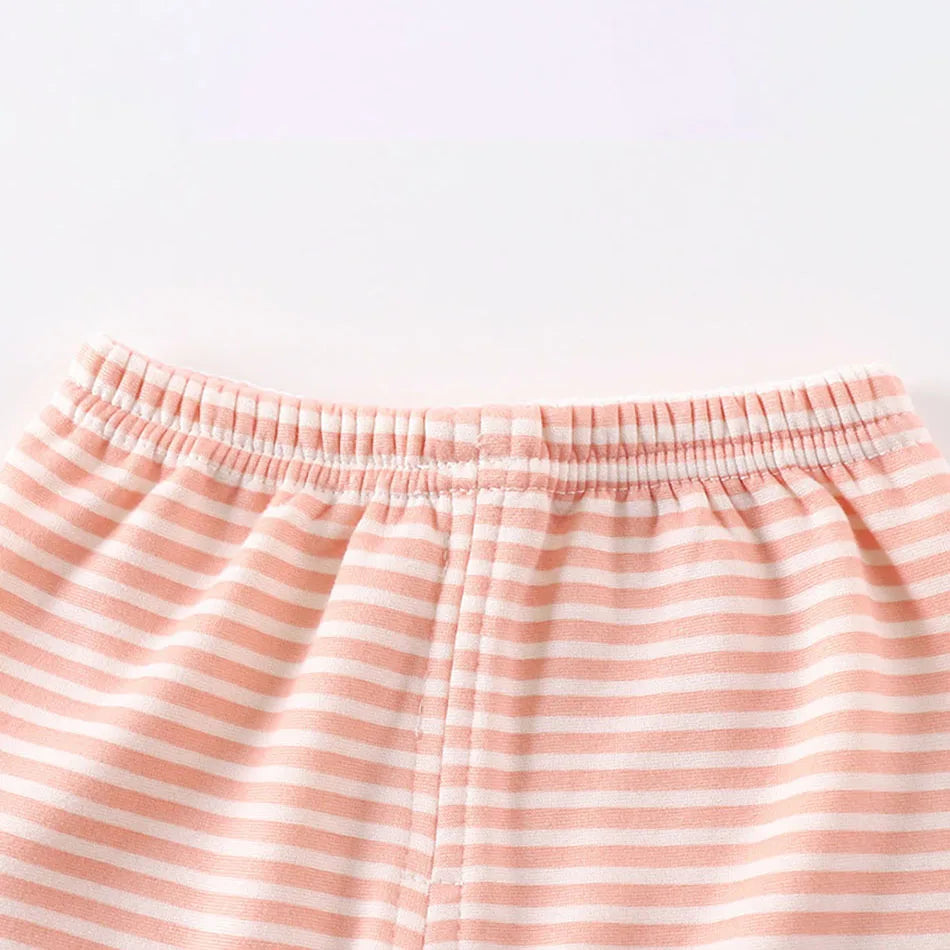 Striped Fleece Pyjama Set | Kids Autumn-Winter
