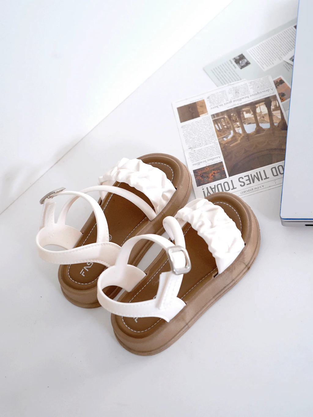 Children's slippers, summer breathable, bow decoration, suit