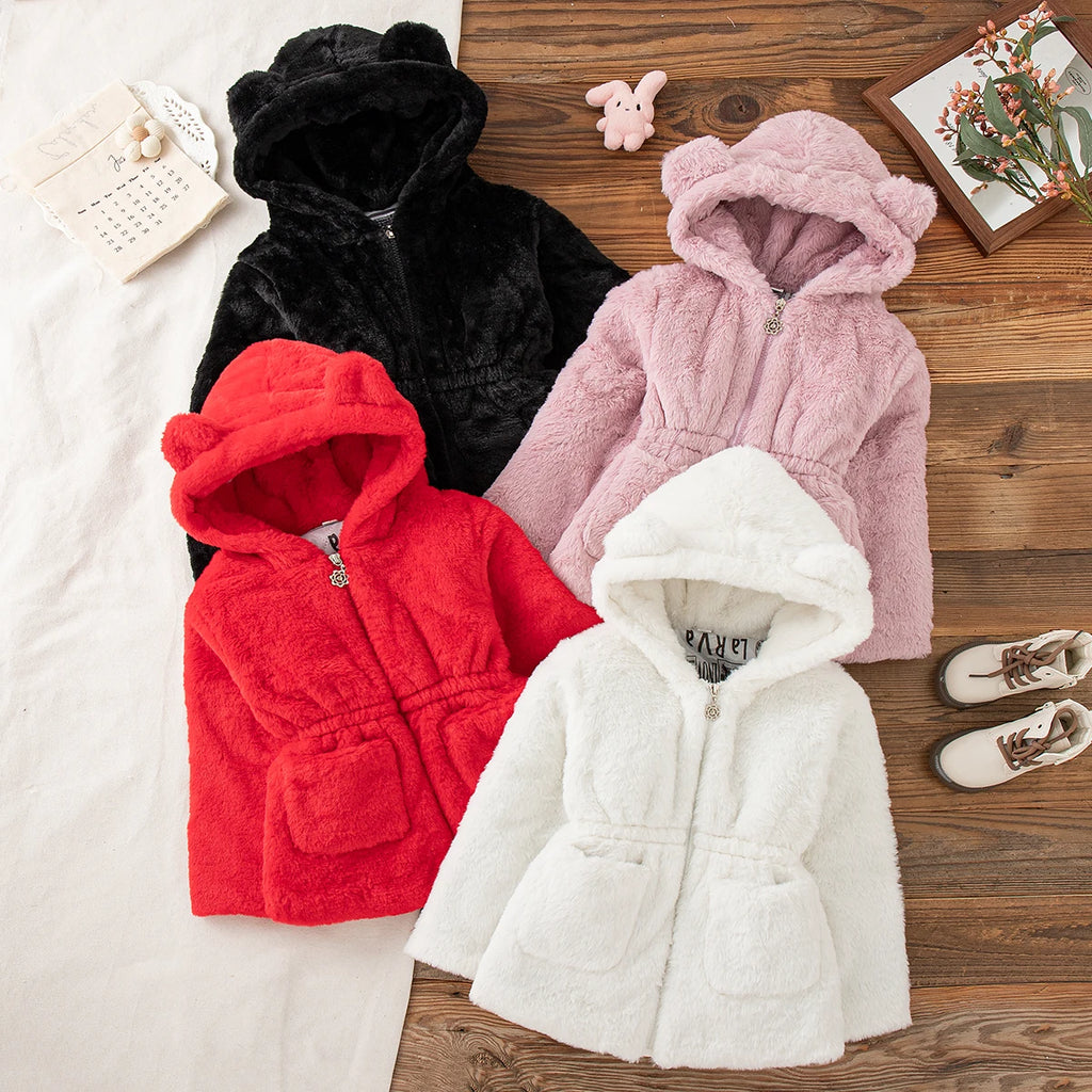 Girls' Cosy Sherpa Fleece Jacket