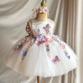 Wed Dress Summer Children Girls First Birthday Floral Prince