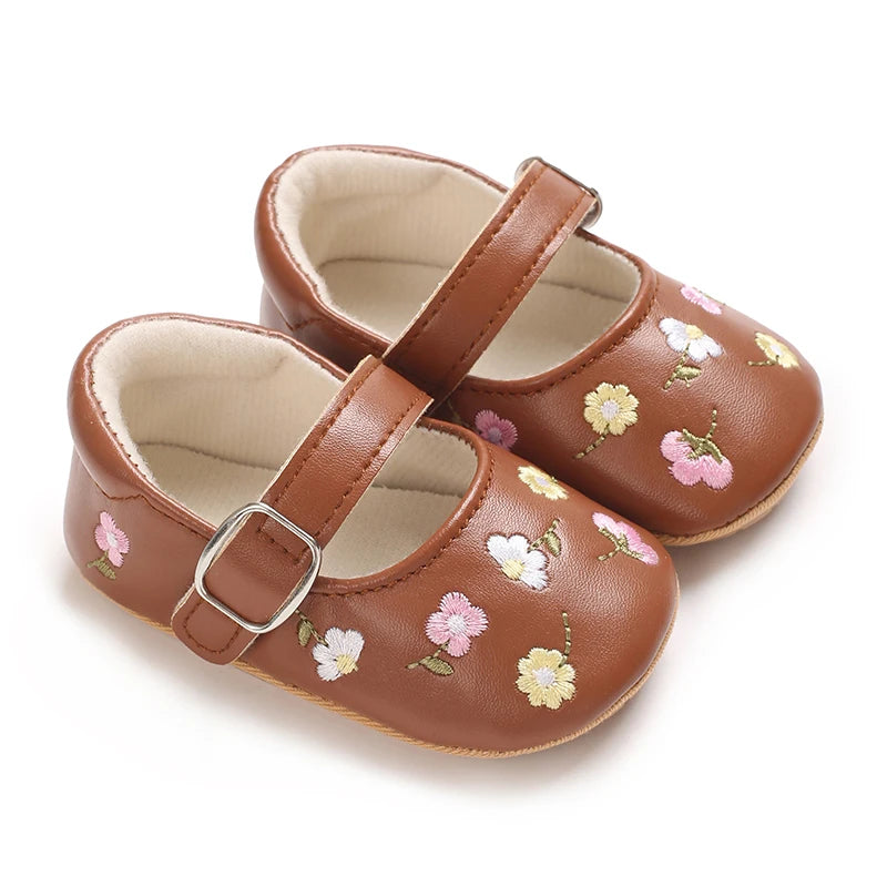 0-1Year Baby Shoes Infant Pre-Walker Shoes Girls Princess Bo