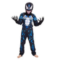 Kids Black Spider Costume Superhero Costume Onesie 3D Spande