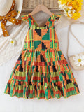 Girls' African Bohemian Dress | Cultural Wear