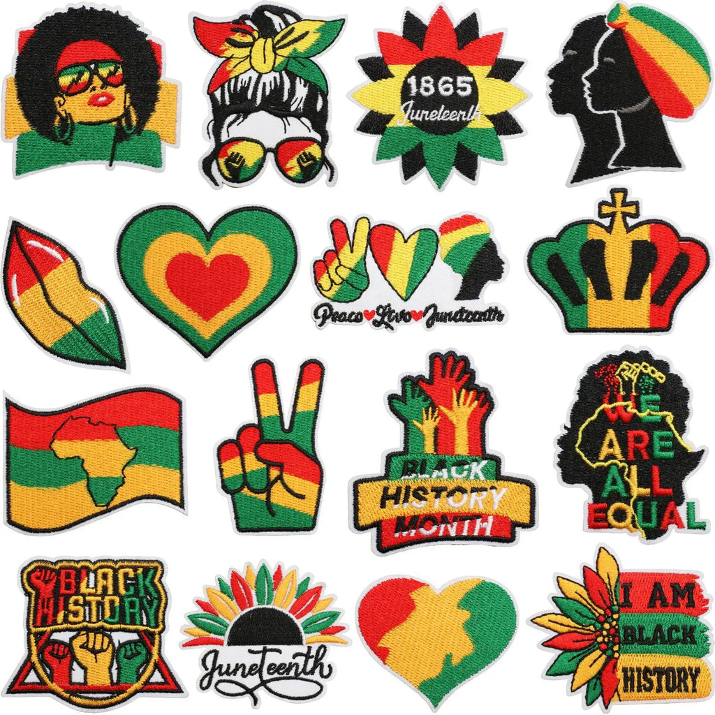 African Heritage Embroidery Patches & Badges