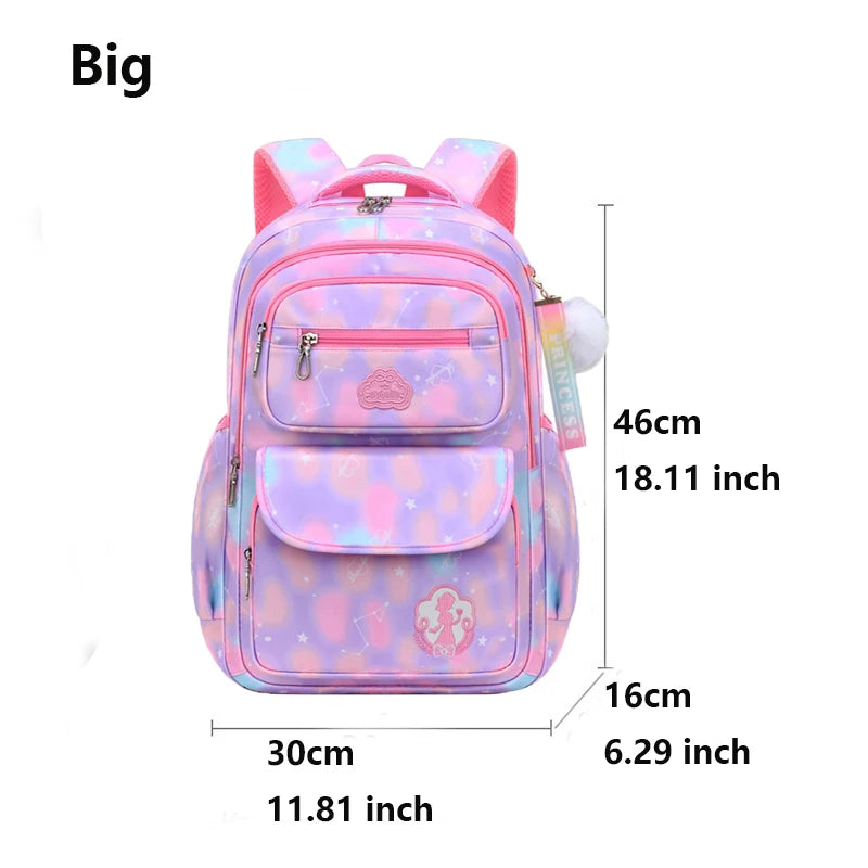 Children Girl Backpack School Bag Pink For Kid Child Teenage