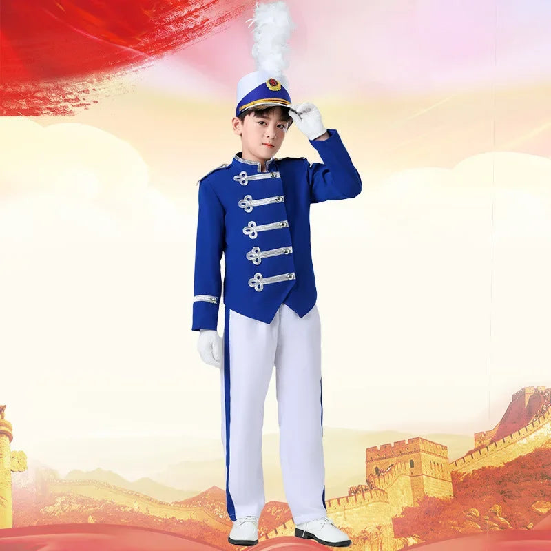 Halloween Kid Boy Girl Nutcracker Costume Drum and Trumpet T