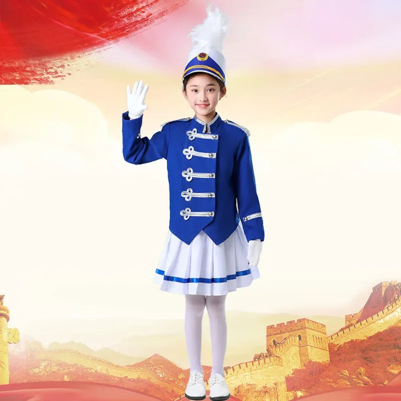 Halloween Kid Boy Girl Nutcracker Costume Drum and Trumpet T
