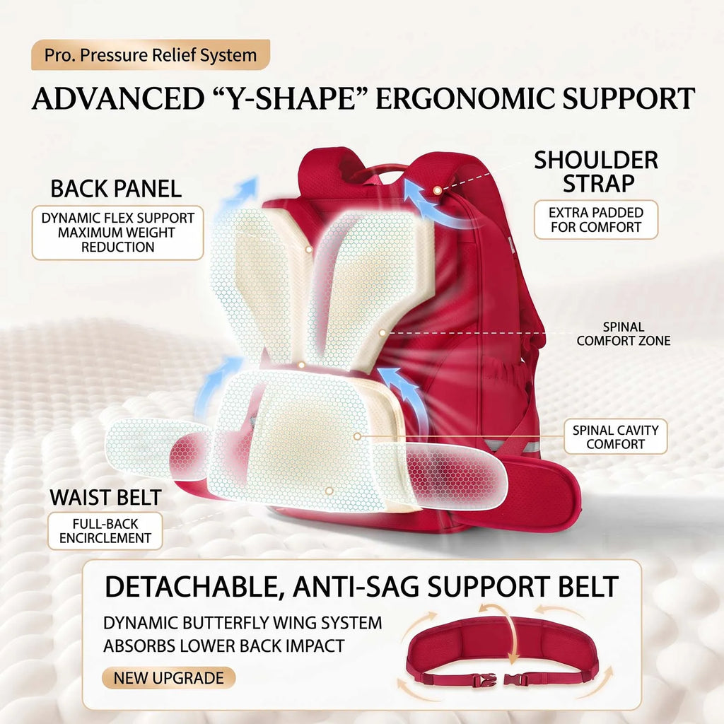 Spacious Backpack for Elementary Students,Durable Stylish Sc