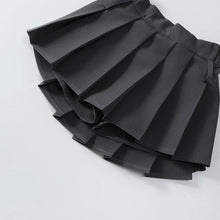 Load image into Gallery viewer, Girls Skirts Autumn Retro Gray High Waist A-line Kilt 3 To 1