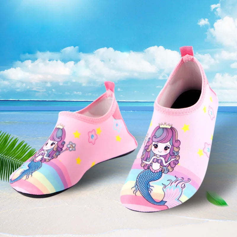 Children Water Shoes Non-Slip Aqua Shoes Kids Water Skin Bar