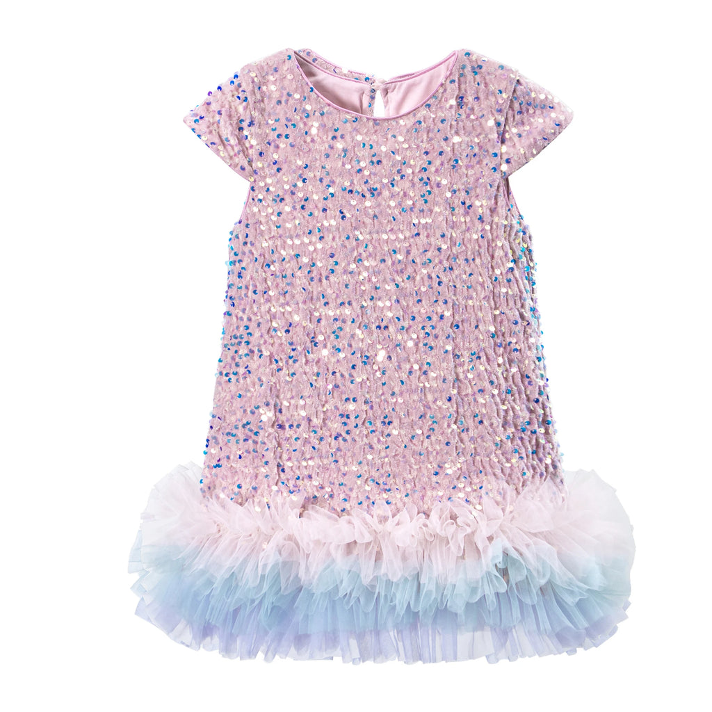 Sequin Tutu Princess Dress – Girls Party Wear