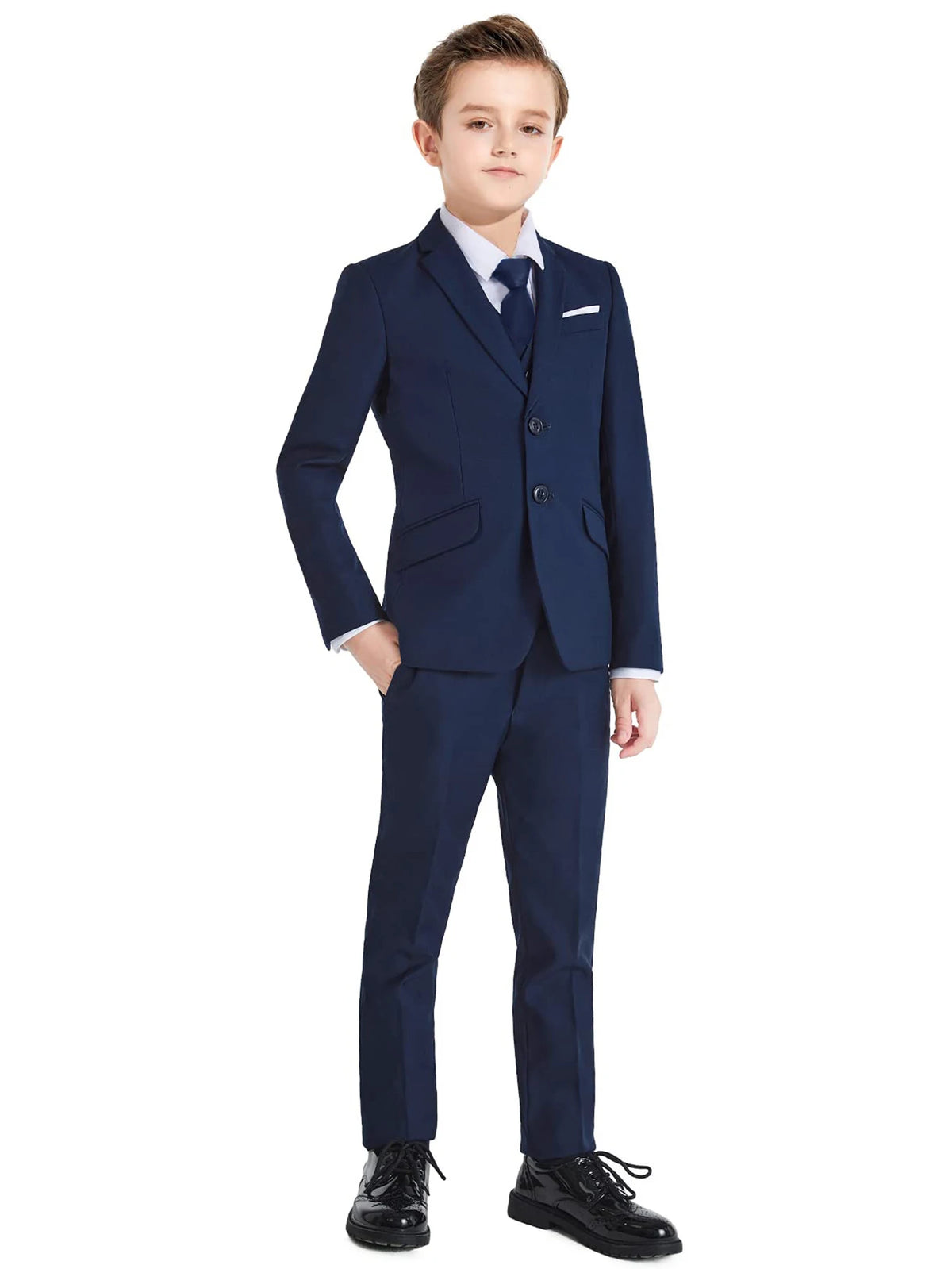 Boys Suits Colorful Formal Suits 5 Piece Slim Fit Dresswear