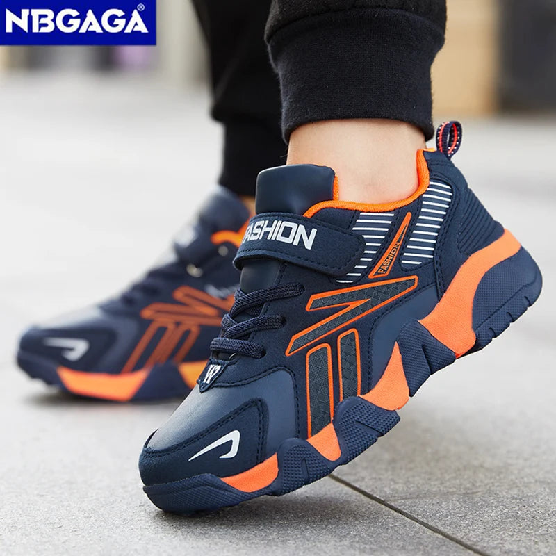 Classic Leather Trainers for Kids | Sizes 10.5-13