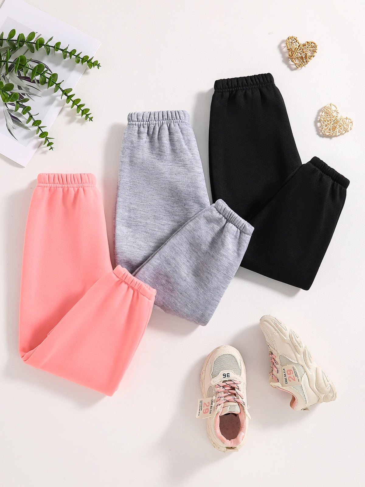 Children's Clothing, Girls' Autumn Casual Knitted Sports Pan