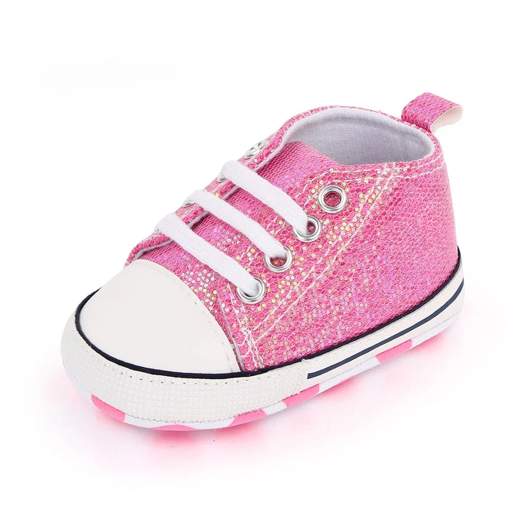 Baby Canvas Classic Sneakers Newborn Print Star Sports Baby