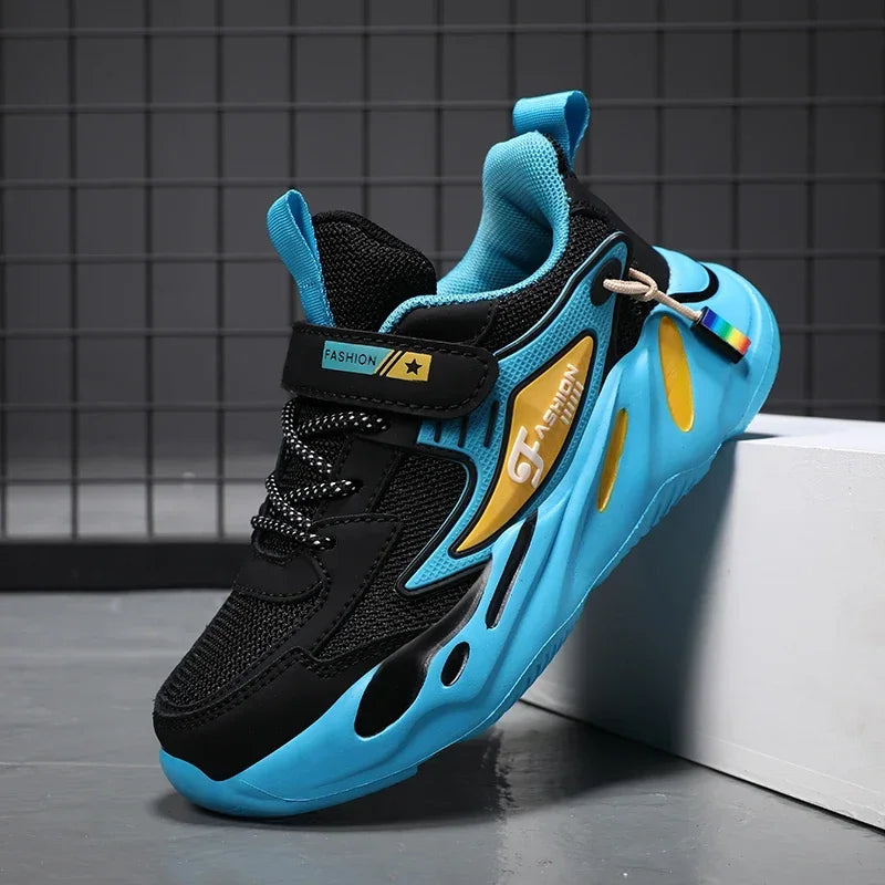 Children Sneakers for Boys Mesh Breathable Running Sports Sh