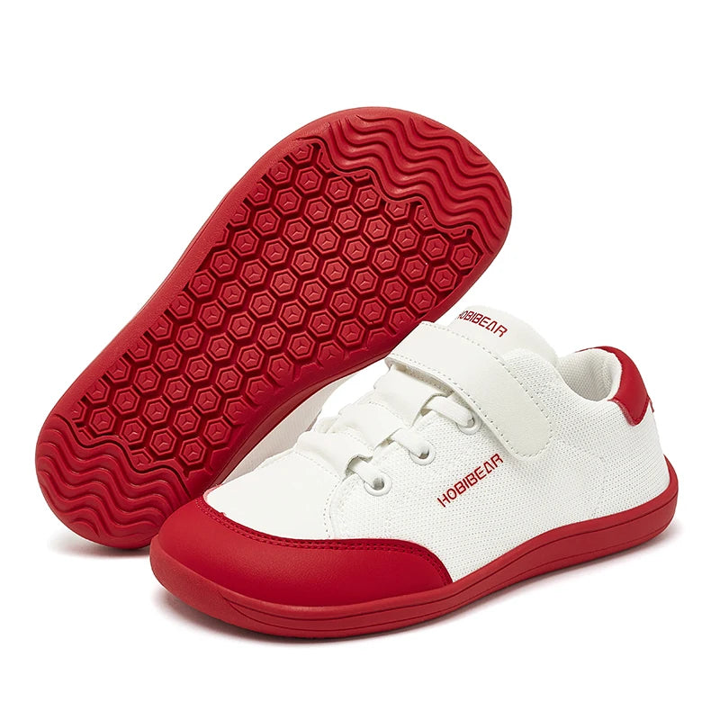 HOBIBEAR Mesh Barefoot Shoes Boys Girls Wide Toe Sneaker Zer