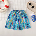 Kids Swim Trunks Summer Cartoon Prints Beach Shorts for Boys