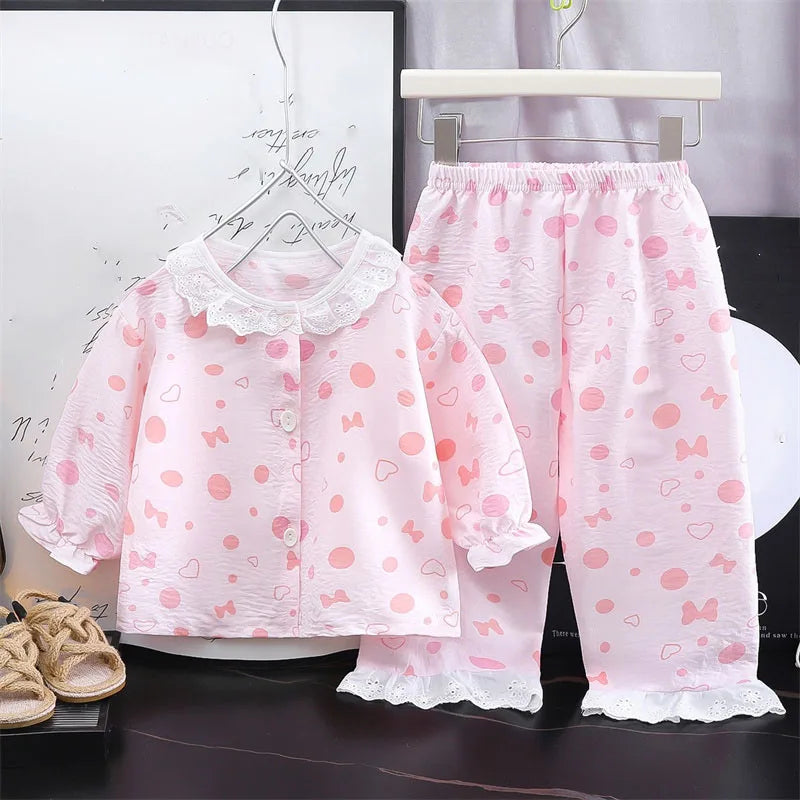 Floral Princess Pyjama Set | Girls Long Sleeve