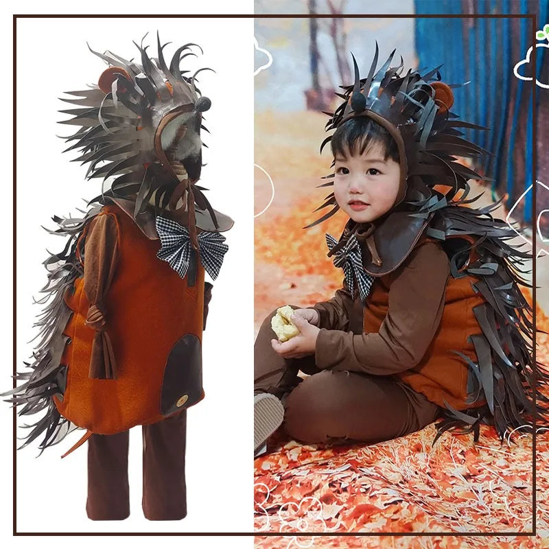 Boys Girls Hedgehog Costume Toddler Cosplay Animal Costumes