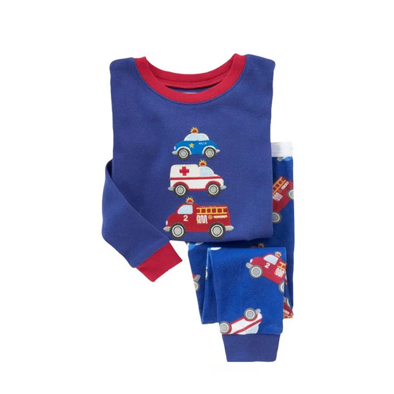 Cute Animal Embroidery Pyjamas Set