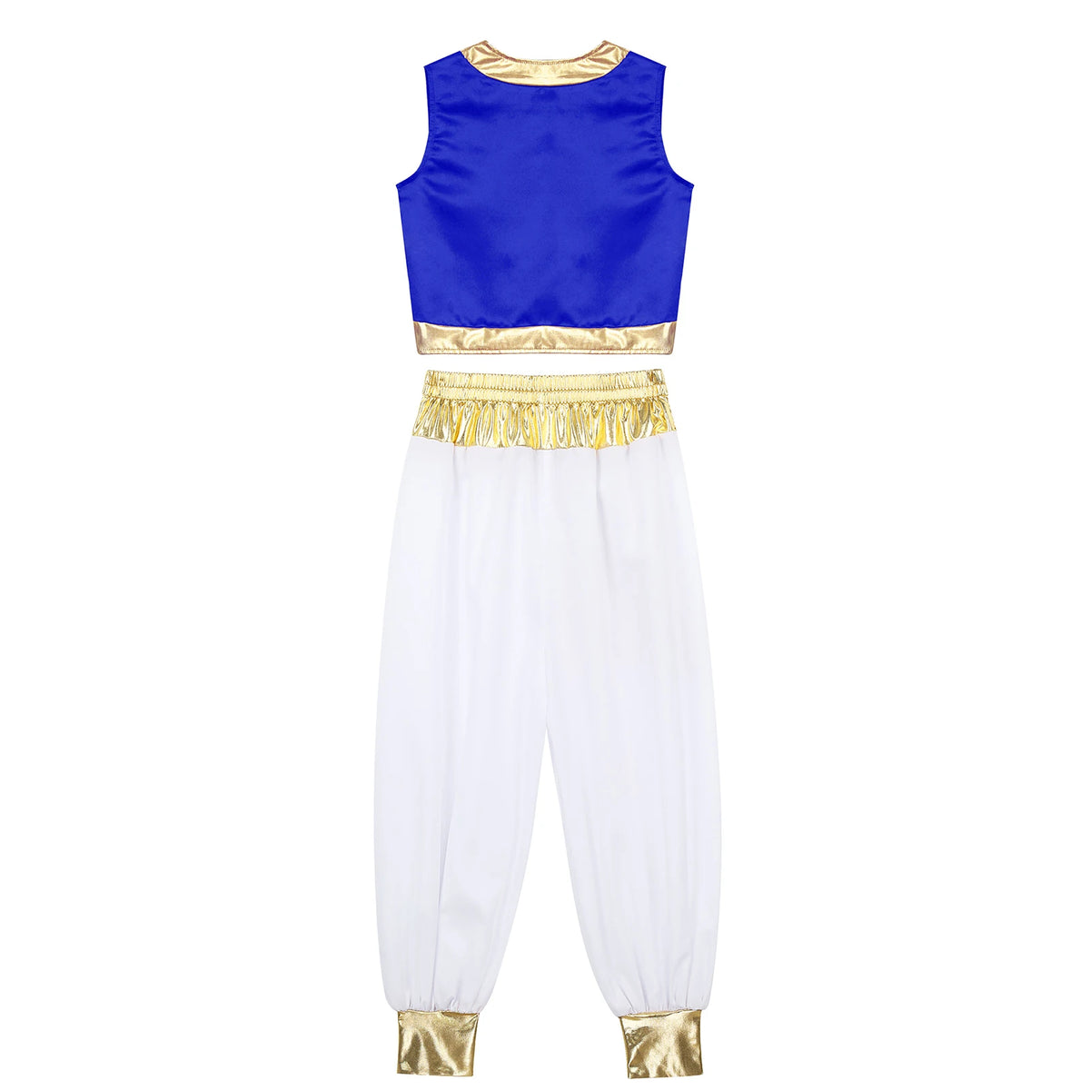 Boys Arabian Costume Arabian Prince Cosplay Dress Up Vest Wa