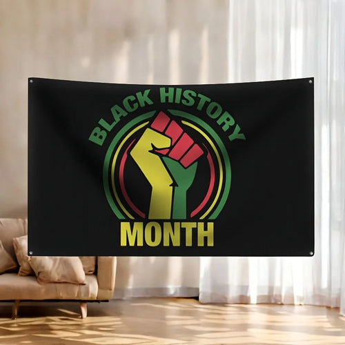 Black History Month Pride Flag Wall Hanging