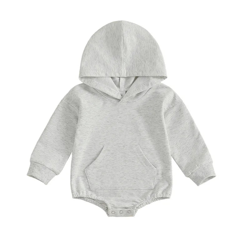 Cosy Hooded Baby Romper – Newborn to 2 Years