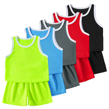 Load image into Gallery viewer, 2 Pcs Summer Children's Quick-drying Short-sleeved Shorts Su