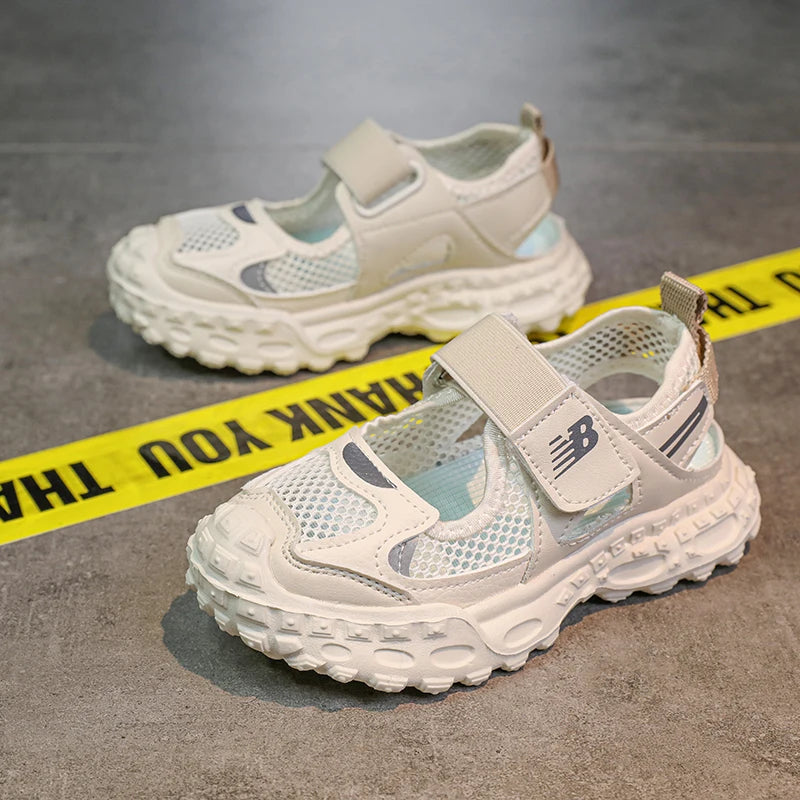 Summer Children Mesh Clunky Sneakers Boys Girls Breathable H