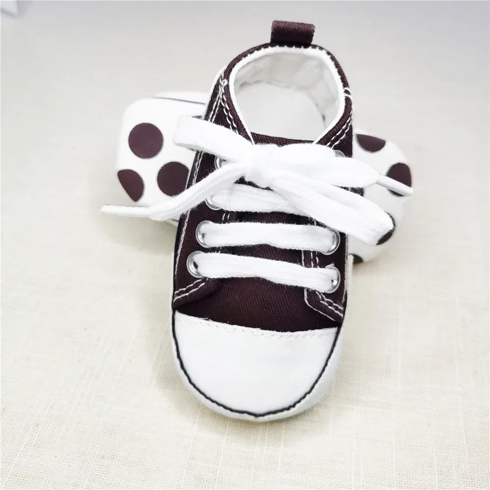 Baby Canvas Classic Sneakers Newborn Print Star Sports Baby