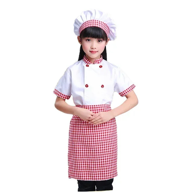 Kids Chef Uniform – Cook Costume Set