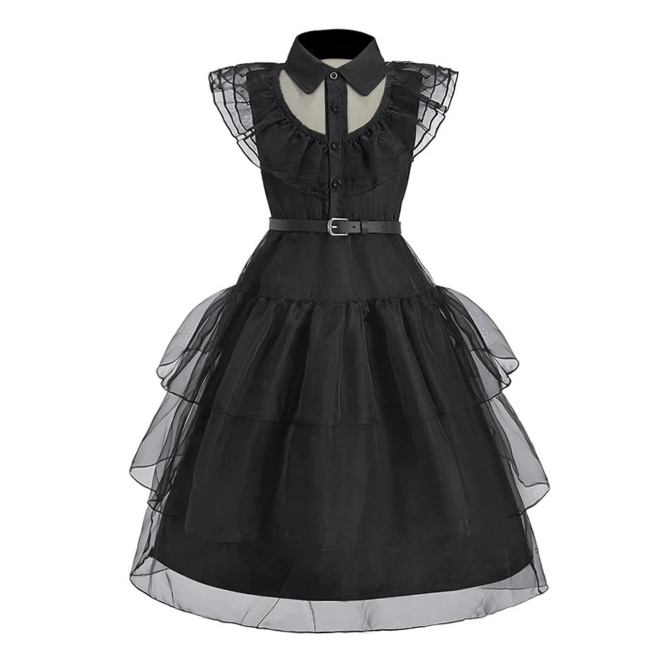 Black Witch Princess Costume Dress