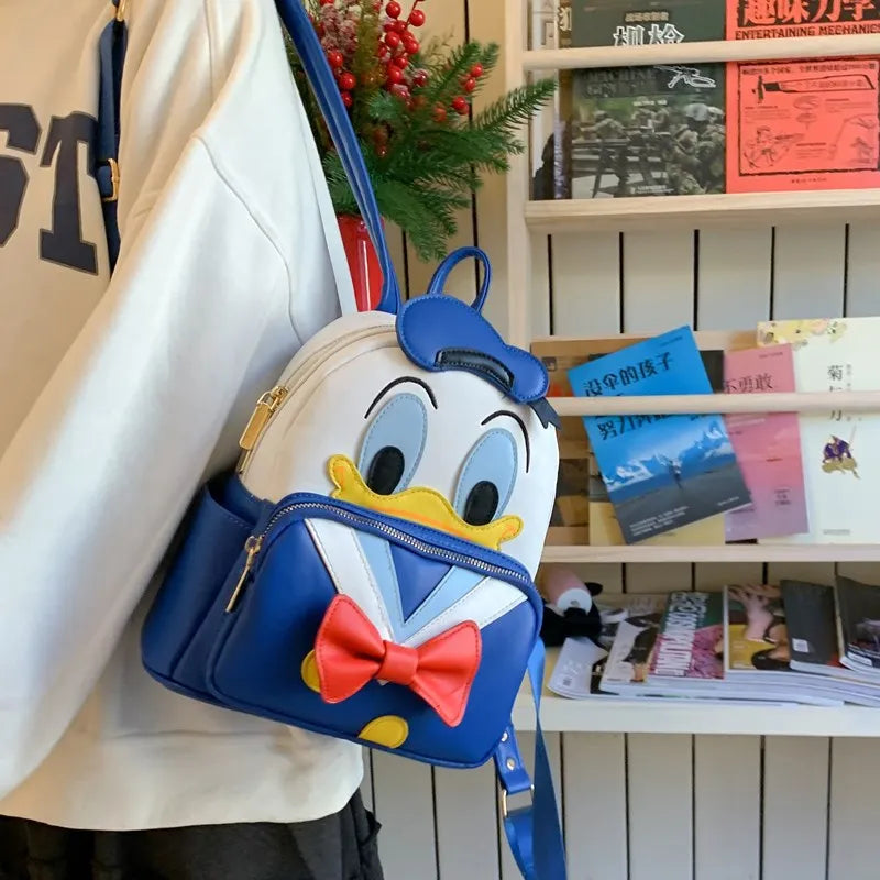 Disney cartoon Mary Cat Kids Backpack Donald duck Schoolbag