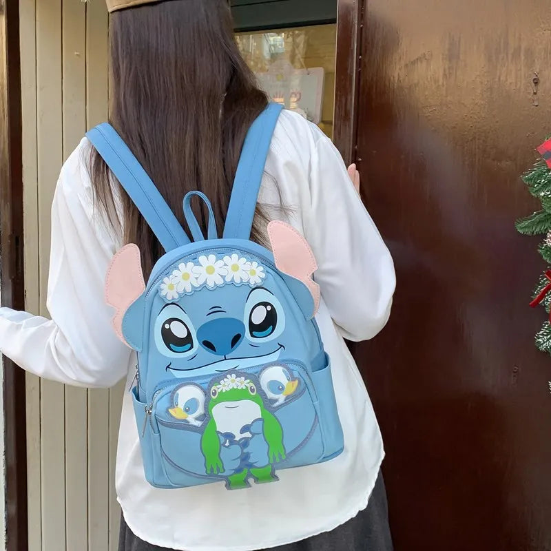 Disney cartoon Mary Cat Kids Backpack Donald duck Schoolbag