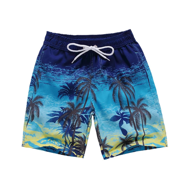 3-15 Years Kids Swimming Trunks Summer Boys Shorts Beach Fas